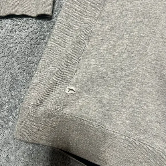 ECKO Hoodie Mens XXL Zip Hoody Sweatshirt Gray Distressed * - Picture 5 of 9